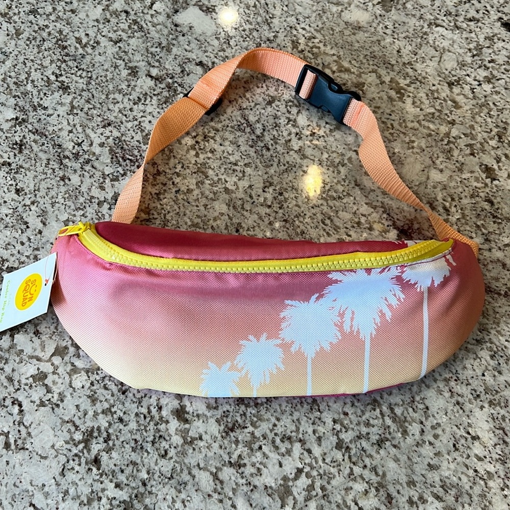 SUN SQUAD Cooler Hip Bag Fanny Pack 2-can Palm Tree Sunny Bag (2-Pack)